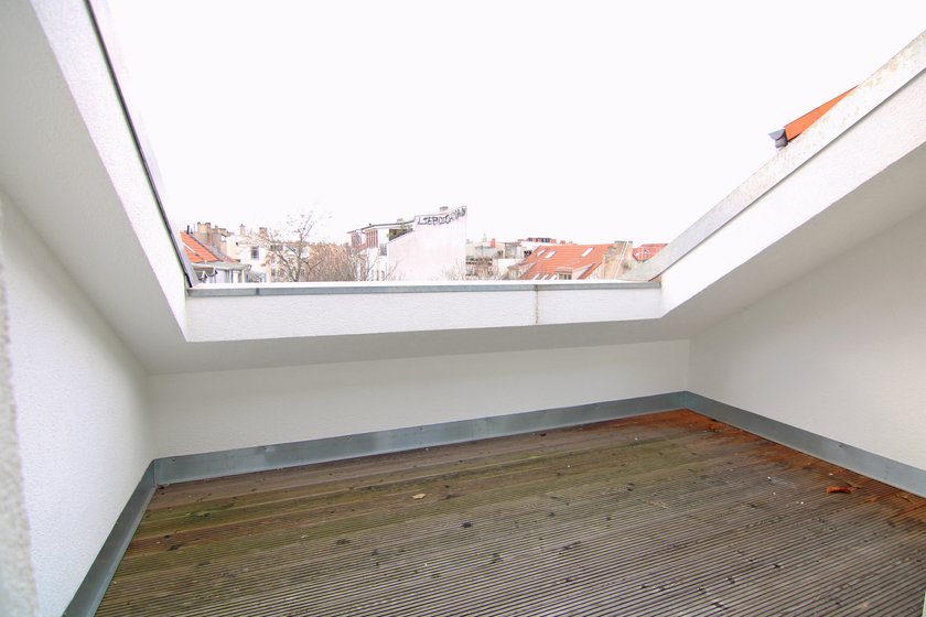 Gut nutzbare Terrasse