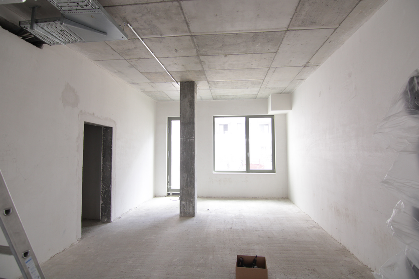 Blick in die Mietfläche