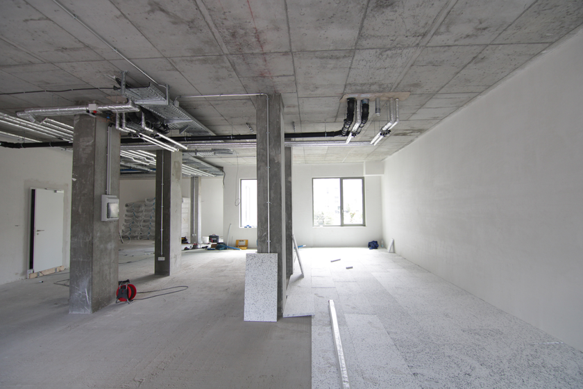 Blick in die Mietfläche