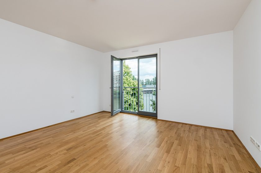 Schlafzimmer mit Wasserblick!