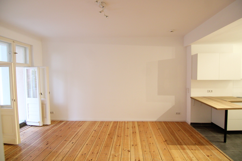 Blick in das Wohnzimmer