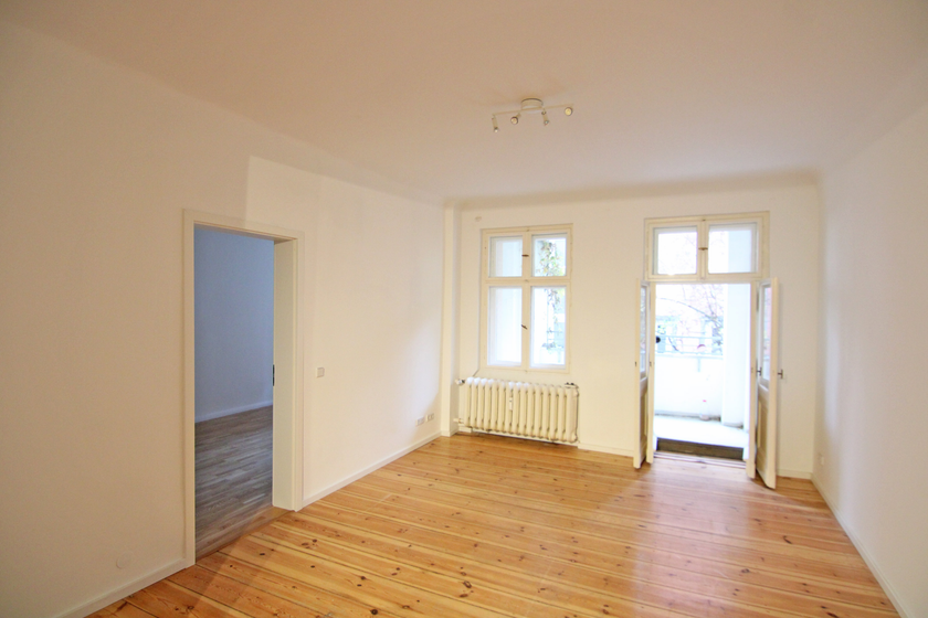 Blick in das Wohnzimmer