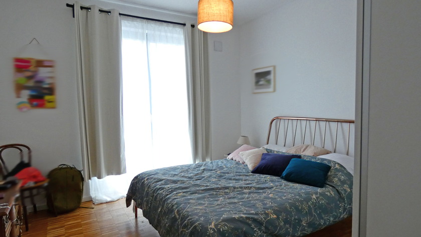 Blick in eines d. Schlafzimmer