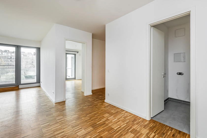 Verbundener Wohn-Küchenbereich