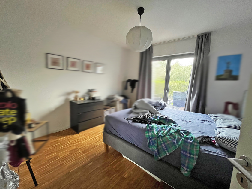 Blick in die Schlafzimmer