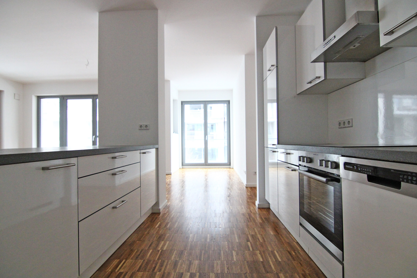 Angenehme Einbauküche