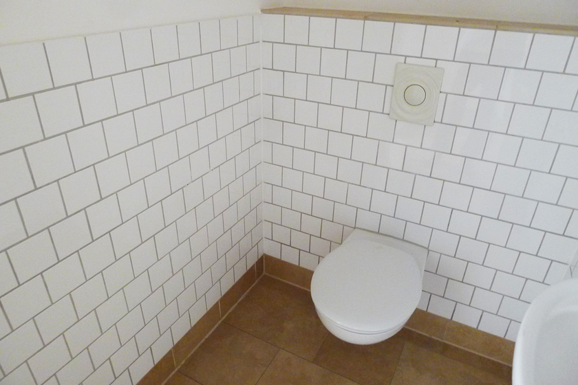 WC der Fläche
