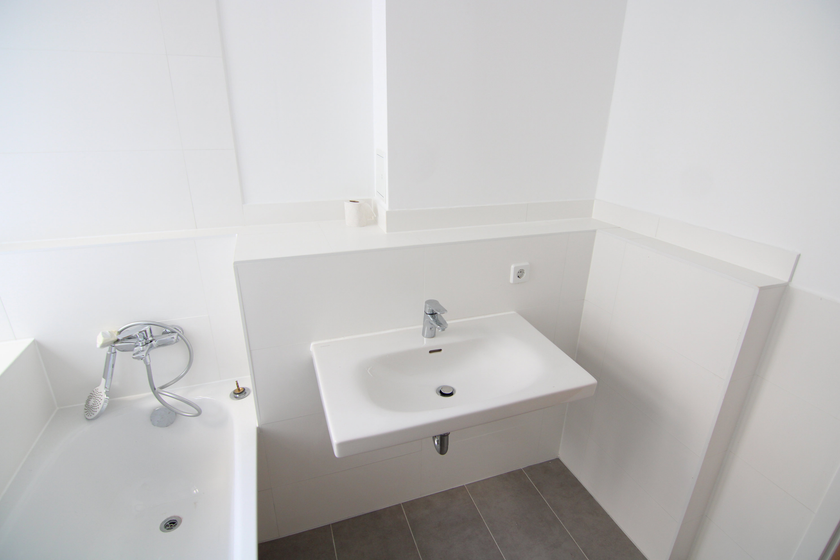 Wannenbad mit Fenster