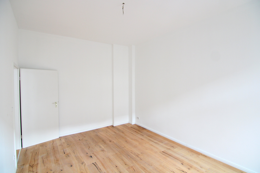 Blick in das Schlafzimmer