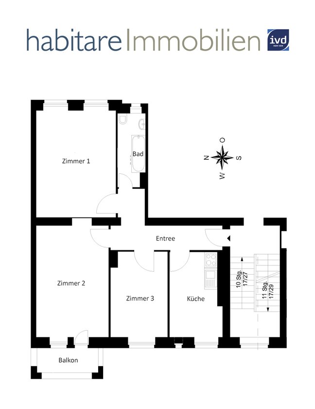 Gelungene Raumaufteilung