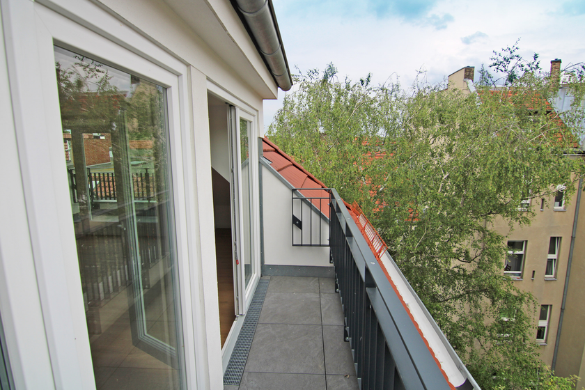 Terrassen mit Grünblick