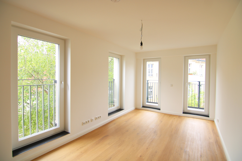 Hübsche, helle Schlafzimmer