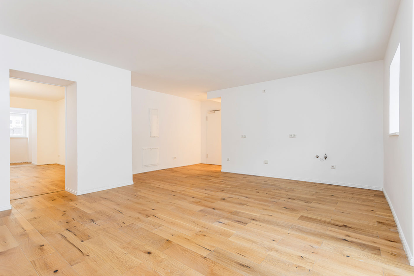 Blick in das große Wohnzimmer