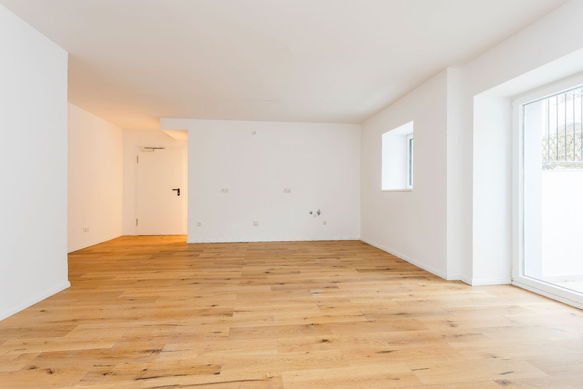Blick in das große Wohnzimmer