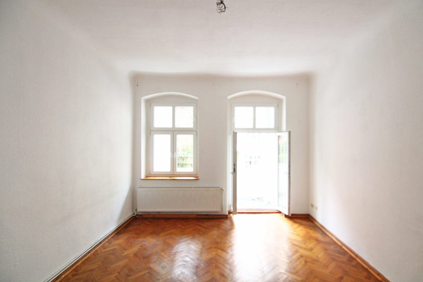 Blick in das Balkonzimmer