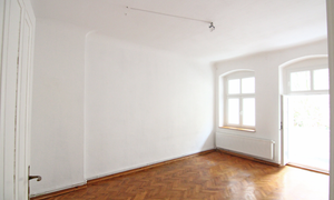 Blick in das Balkonzimmer