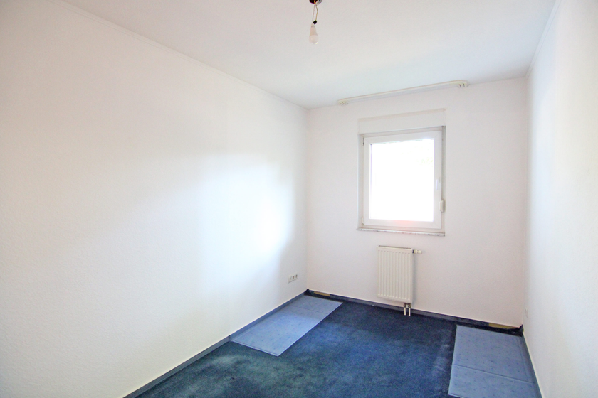 Blick in das Schlafzimmer