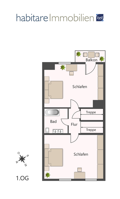 Toller Grundriss: 1.OG Toller Grundriss: 1.OG