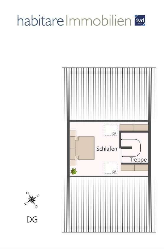 Toller Grundriss: Dachgeschoss Toller Grundriss: Dachgeschoss