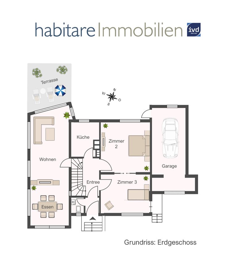 Toller Grundriss: Erdgeschoss