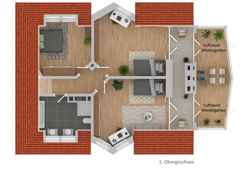 Grundriss: 1.OG Grundriss: 1.OG
