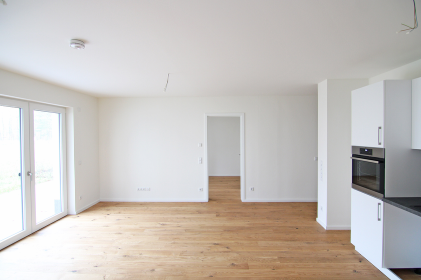 Großes Wohnzimmer/offene Küche