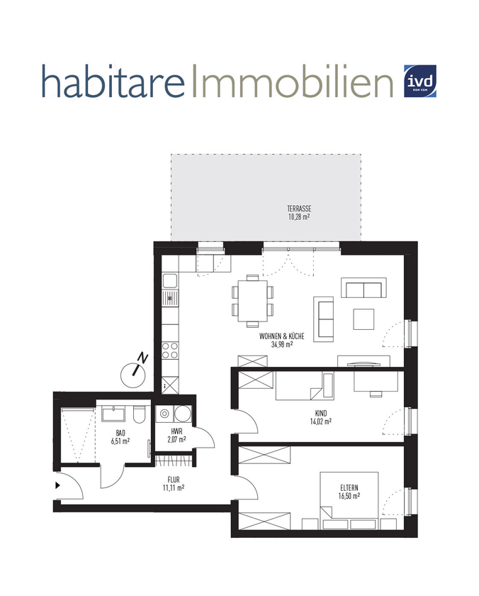 Sehr schöner Grundriss!