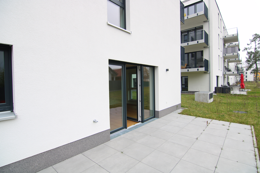 Terrasse mit Grünblick
