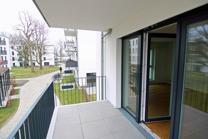 Gut nutzbarer Balkon