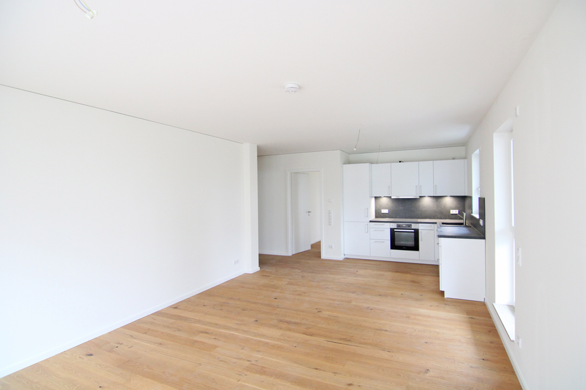 Wohnzimmer mit Süd-Terrasse