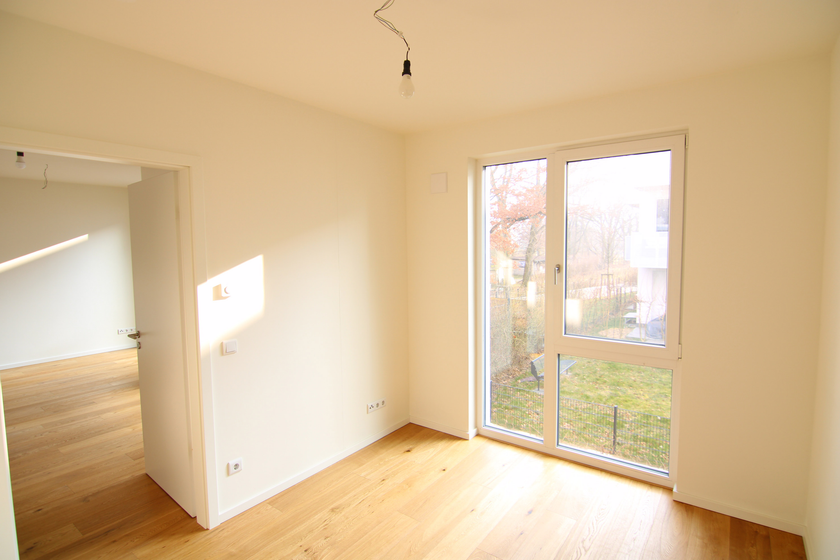 Blick in das Schlafzimmer