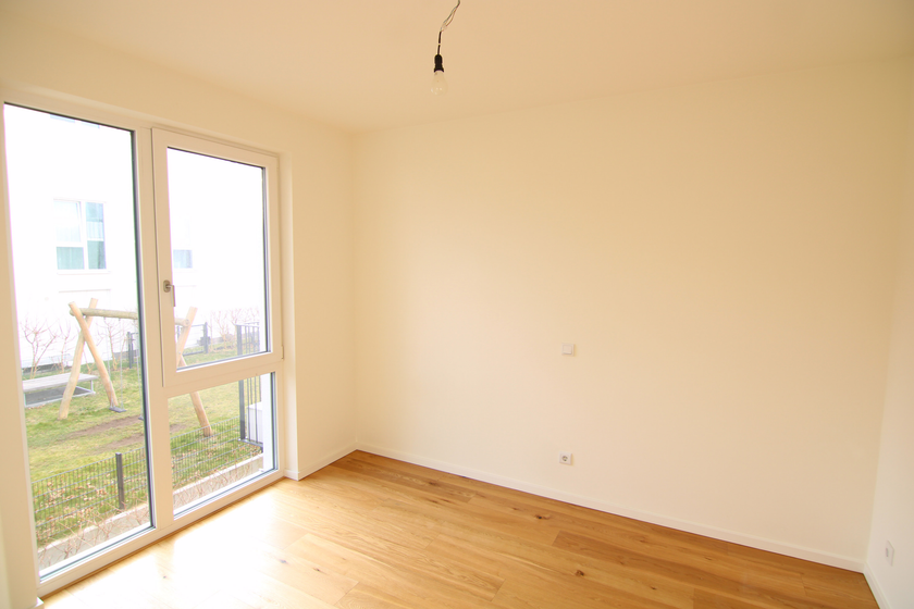 Blick in das Schlafzimmer