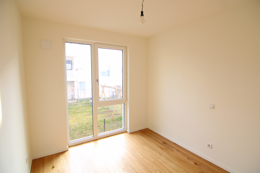 Blick in das Schlafzimmer