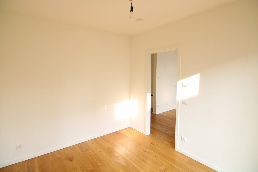 Blick in das Schlafzimmer