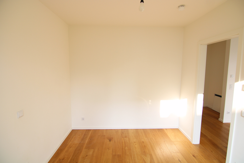 Blick in das Schlafzimmer