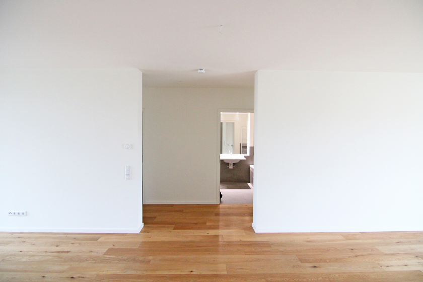 Blick vom Wohnungseingang