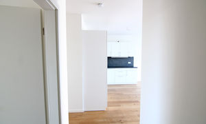 Blick vom Wohnungseingang