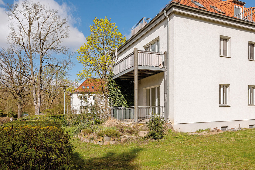 Haus und Privatgarten 