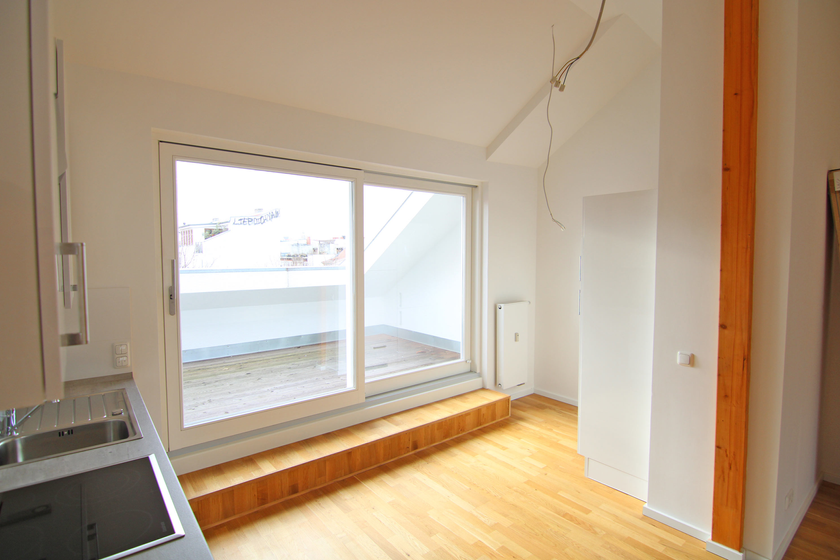Blick zur Terrasse