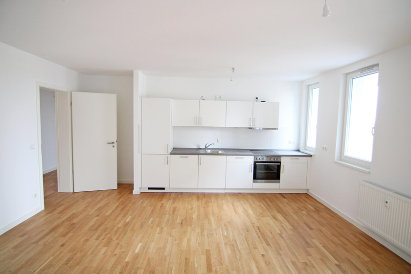 Wohnzimmer mit offener Küche Wohnzimmer mit offener Küche